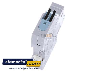 Ansicht oben hinten Siemens Indus.Sector 5SJ6116-6KS LS-Schalter B16A 1pol. T=70 6kA 