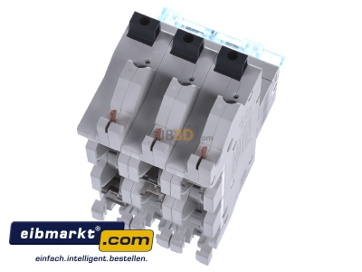 Top rear view Hager HTS325E Selective mains circuit breaker 3-p 25A
