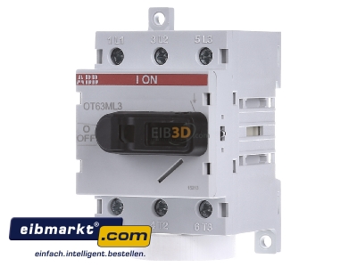 Frontansicht ABB Stotz S&J OT63ML3 Lasttrennschalter 63A,3p. 