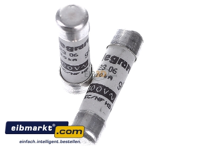 View up front Legrand (BT) 12306 Cylindrical fuse 6A
