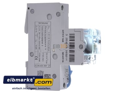 View on the left Hager HTN116E Selective mains circuit breaker 1-p 16A
