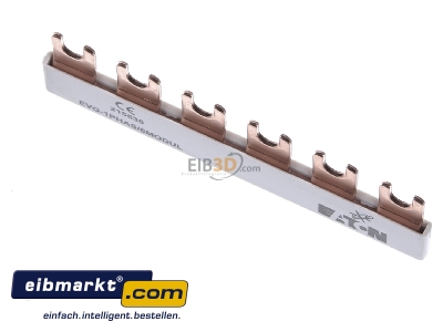 Ansicht oben vorne Eaton (Installation) EVG-1PHAS/6MODUL Sammelschiene Euro-Vario 63A 