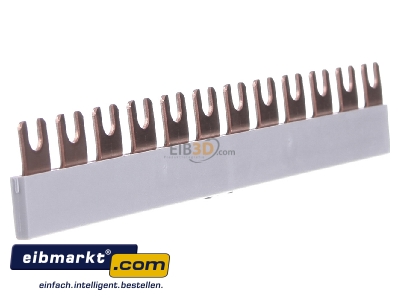 View on the right Eaton (Installation) EVG-1PHAS/12MODUL Phase busbar 1-p 10mm 210mm
