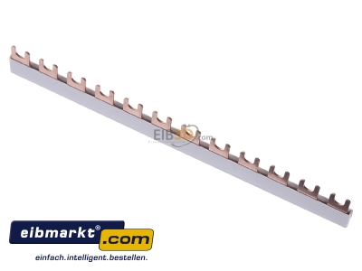 Top rear view Eaton (Installation) EVG-1PHAS/12MODUL Phase busbar 1-p 10mm 210mm
