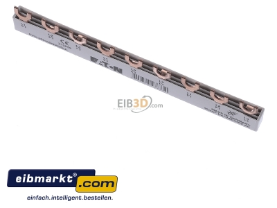 View up front Eaton (Installation) EVG-3PHAS/9MODUL Phase busbar 3-p 10mm² 157mm
