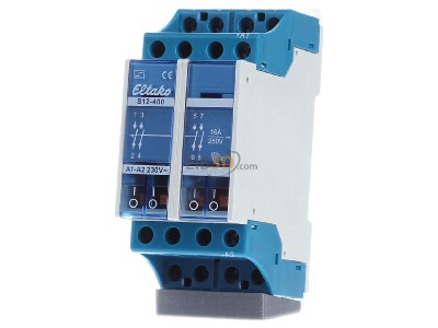 Front view Eltako S12-400-230V Latching relay 230V AC 
