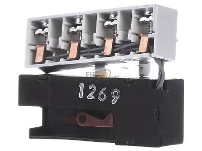Back view ABB HKF-11 Auxiliary contact block 1 NO/1 NC 
