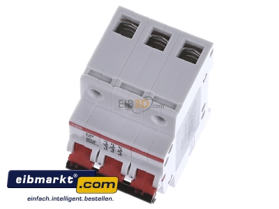 Ansicht oben vorne ABB Stotz S&J E 203/63R Einbauschalter 3S,400V,63A, 4,9W 