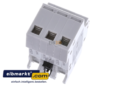 Ansicht oben hinten ABB Stotz S&J E 203/63R Einbauschalter 3S,400V,63A, 4,9W 