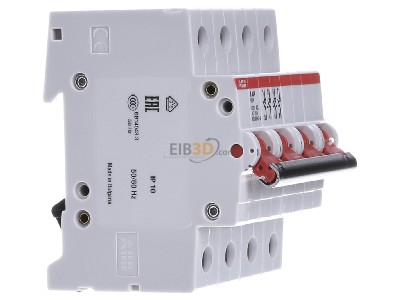 View on the left ABB E204/63R Switch for distribution board 63A 
