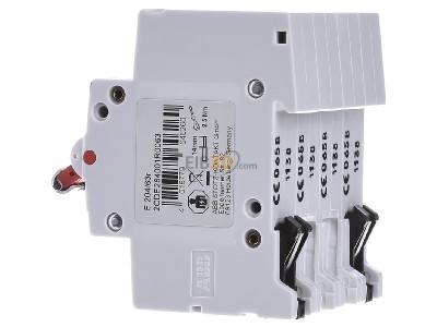 View on the right ABB E204/63R Switch for distribution board 63A 
