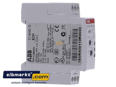 View on the left ABB Stotz S&J E 234 CT-AHD Timer relay 0,05...360000s AC 24...240V
