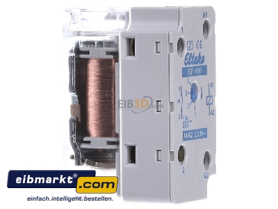 Ansicht links Eltako S91-100-230V Stromstoschalter f.EB/AP 1S 10A 