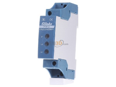 Front view Eltako P3K12-230V Phase monitoring relay 230V 
