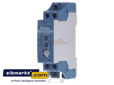 Front view Eltako TGI12DX-UC Time relay 8...230VAC/DC
