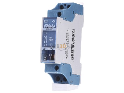 Front view Eltako S12-110-24V Latching relay 24V AC 
