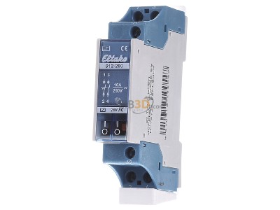 Front view Eltako S12-200-24V Latching relay 24V AC 
