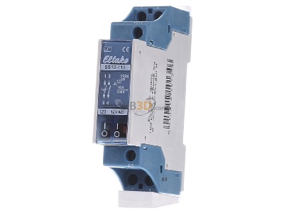 Front view Eltako SS12-110-12V Latching relay 12V AC 
