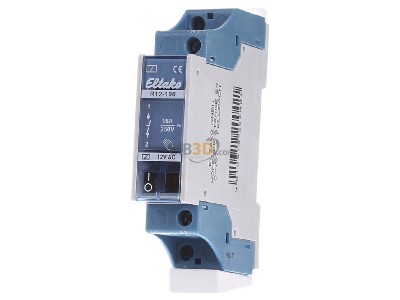 Front view Eltako R12-100-12V Installation relay 12VAC 
