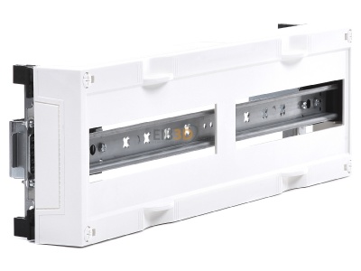 View on the left Hager UD12B1 Panel for distribution board 150x500mm 
