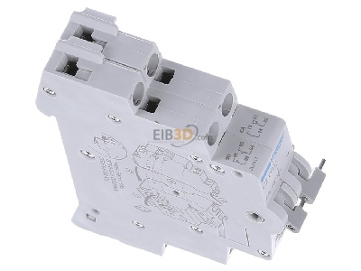 Ansicht oben links Hager CZ001 Hilfsschalt. f.FI-Schalter 6A,1S+1 