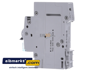Ansicht rechts Hager MB197 Leitungsschutzschalter 1pol. B-10A,25kA 