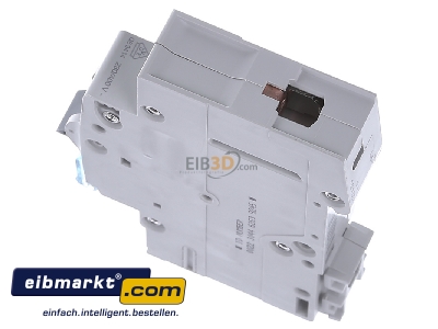 Ansicht oben rechts Hager MB197 Leitungsschutzschalter 1pol. B-10A,25kA 