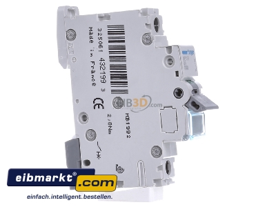 View on the left Hager MB199 Miniature circuit breaker 1-p B6A
