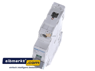 View up front Hager MB199 Miniature circuit breaker 1-p B6A
