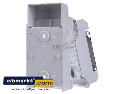 Back view Hensel KV 1503 Surface mounted distribution board 197mm
