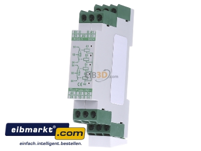 Front view Schalk RQS 1 4x24V UC Contactor relay 0NC/ 0 NO - 
