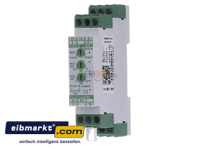 Frontansicht Schalk ZSZ 2 Lichtzeit-Impulsschalter m.3 Modi 1S 16A m.ZI 