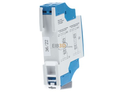 Back view Eltako MFZ12DDX-UC Timing relay, multi-function 10A/250V AC, 
