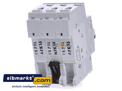 Back view ABB Stotz S&J S203M-K16 Miniature circuit breaker 3-p K16A - 
