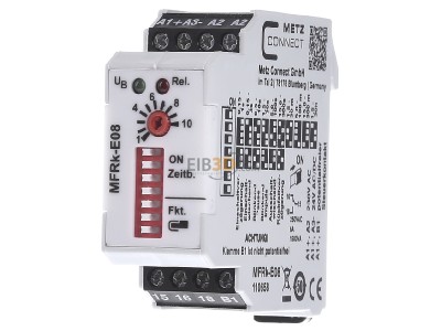 Front view Metz MFRk-E08 230AC24UC Timer relay 0,05...108000s AC 24...230V 
