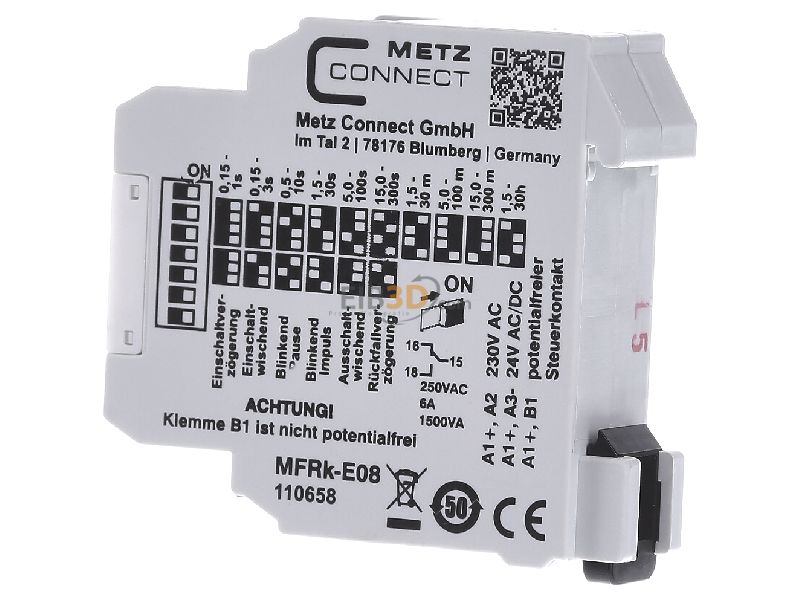 Metz Connect Zeitrelais MFRk-E08 230AC24UC Zeitrelais 110658 Zeitrelais