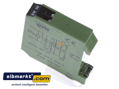 View top right Metz Connect KRA-M4/1 24AC/DC Switching relay AC 24V DC 24V 6A 
