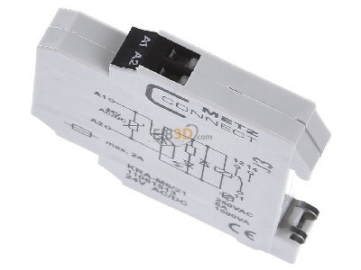 View top right Metz KRA-M6/21 24AC/DC Switching relay AC 24V DC 24V 6A 
