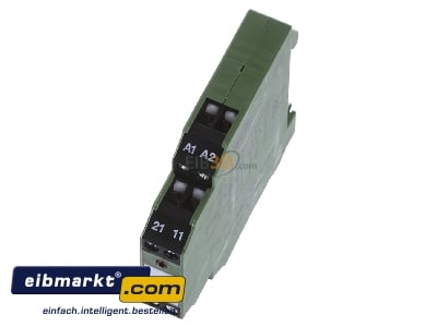 View up front Metz Connect KRA-M8/21-21 24AC/DC Switching relay AC 24V DC 24V 1,5A
