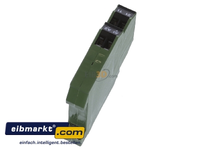 Top rear view Metz Connect KRA-M8/21-21 24DC Switching relay DC 24V 1,5A
