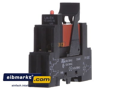 View on the left Metz Connect RM-21/21 230VAC 2W Switching relay AC 230V 8A 
