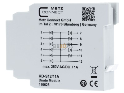 Ansicht rechts Metz KD-S12/11A Diodenmodul 