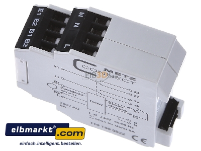 View top right Metz Connect DRIW-E16 230VAC 22.5 Speed-/standstill monitoring relay 
