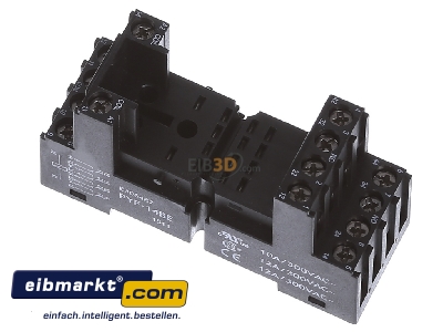 View up front Metz Connect 110178 Relay socket 14-pin - 
