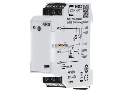 Frontansicht Metz KRS-E06 24ACDC Hand Schnittstellenmodul 1W ohne Handbedienebene 