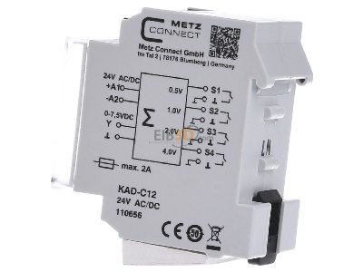 View on the right Metz KAD-C12 24ACDC 7,5DC Special relay 
