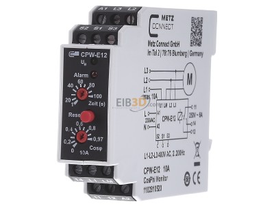 Front view Metz CPW-E12 230AC1W 10A Effective power relay AC230V 
