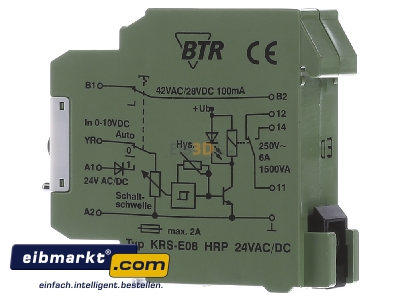 Ansicht rechts Metz Connect KRS-E08 HRP 24ACDC Schnittstellenmodul 1W 