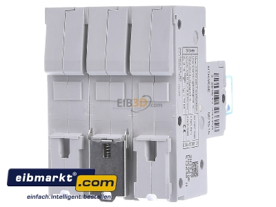Back view Hager HTN350E Selective mains circuit breaker 3-p 50A
