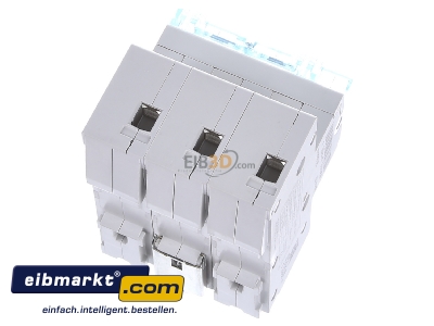Top rear view Hager HTN350E Selective mains circuit breaker 3-p 50A

